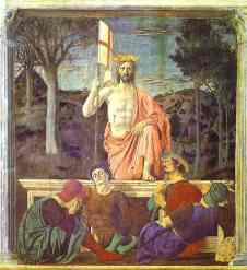 The Resurrection by Piero della Francesca, 1450-1463.