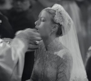 Princess Grace (Kelly) Receives The Holy Eucharist