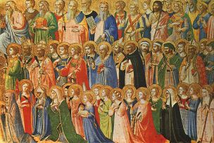 All-Saints by Fra Angelico, 1400's.