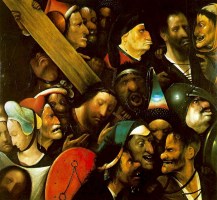 Christ Carrying the Cross by Hieronymous Bosch, 1485-1490.
