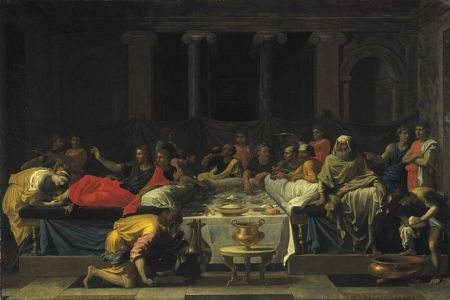 Nicolas Poussin - Anointing of Jesus at a Pharisee's Home