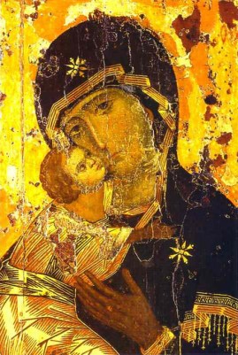 Our Lady of Vladimir, icon c. 1130 AD