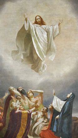 Christ's Ascension by Fresken von Gebhard Fugel, 1893-1894.