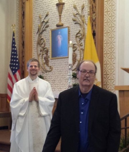 Allen Pietz after his 1st Communion